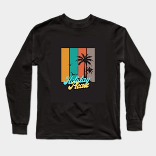 Retro Holiday Please (B) Long Sleeve T-Shirt